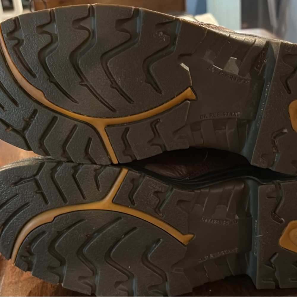 Timberland Pro 6 Men's Leather Lace-Up Work Boots Alloy Toe Water Resistant - Picture 4 of 9